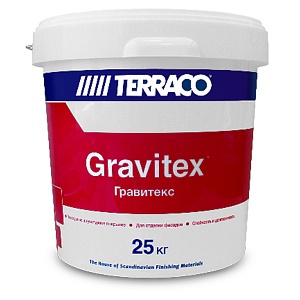 Штукатурка фасадная декоративная "TERRACO" Gravitex XL ( 2 мм), 25 кг