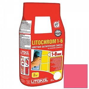 Затирка Litochrom 1-6 C.630, красный чили, 2 кг