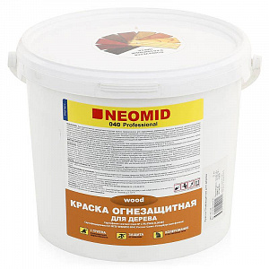 Краска огнезащитная для древесины "NEOMID", 60 кг