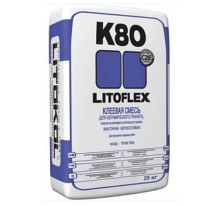 Клеевая смесь LitoFlex K80 - 25 кг