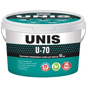 Затирка для швов UNIS U-70, цвет серебро, 2 кг