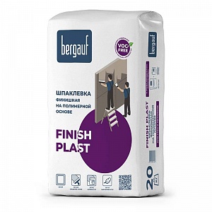 Шпаклевка финишная полимерная Bergauf Finish Plast, 20 кг