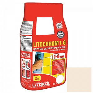 Затирка Litochrom 1-6 C.130, песочная, 2 кг