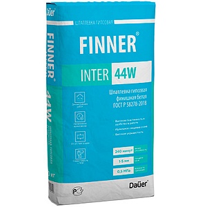 Шпатлевка финишная гипсовая Dauer "FINNER INTER 44 W", 20 кг