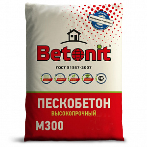 Пескобетон М-300 Betonit ГОСТ (до -15°С), 50 кг