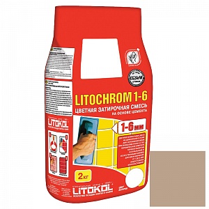 Затирка Litochrom 1-6 C.80, карамель, 2 кг