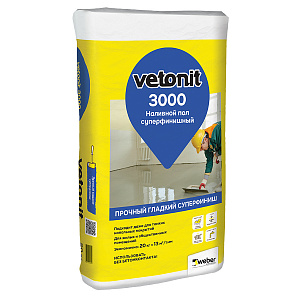 Пол наливной Vetonit 3000 (1-5 мм), 20 кг