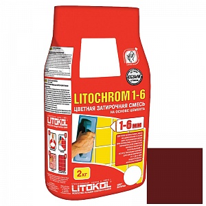 Затирка Litochrom 1-6 C.200, венге, 2 кг