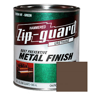 Краска для металла антикоррозийная "ZIP-GUARD" коричневая, гладкая
