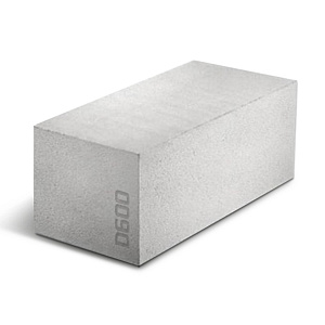 Блок газобетонный стеновой D600 / 625x300x250 Cubi-block